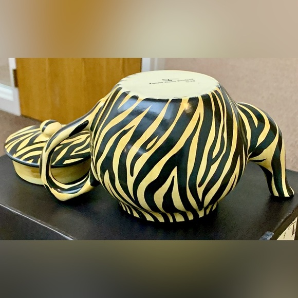 1996 Vintage Laurie Gates Safari Animal Print Teapot - Picture 12 of 16